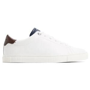 Ted Baker Men's Robberto Lace Up White Low Top Leather Sneakers Size 11